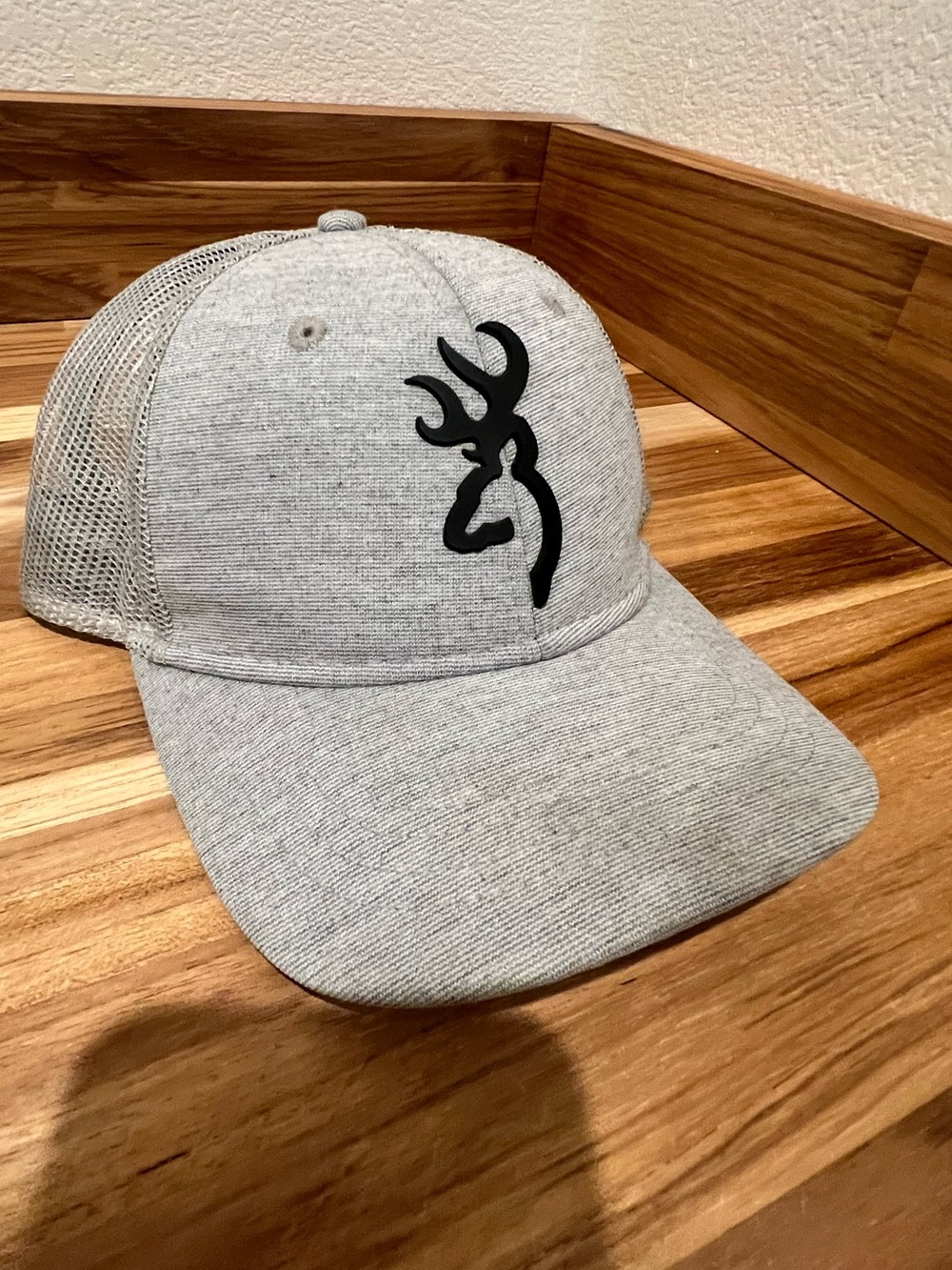 Browning Light Gray Mesh Cap